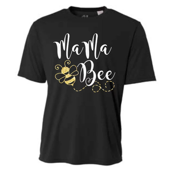 Birthday Bee Family Mama Bee Mom Mothers Gift For Women Cooling Performance Crew T-Shirt