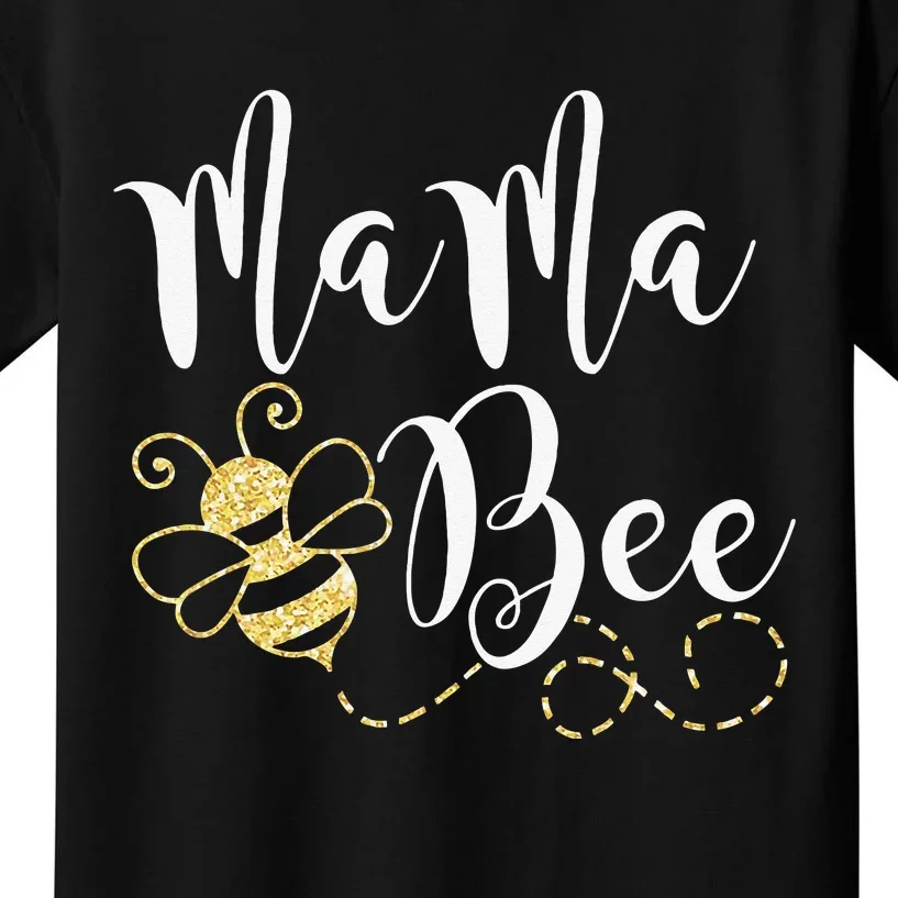 Birthday Bee Family Mama Bee Mom Mothers Gift For Women Kids T-Shirt