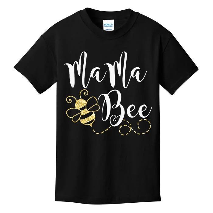 Birthday Bee Family Mama Bee Mom Mothers Gift For Women Kids T-Shirt