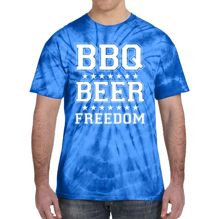 Bbq Beer Freedom America Usa America 2020 Proud American Great Gift Tie-Dye T-Shirt