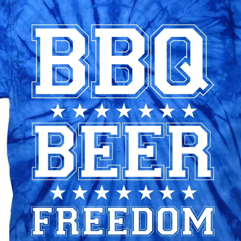 Bbq Beer Freedom America Usa America 2020 Proud American Great Gift Tie-Dye T-Shirt