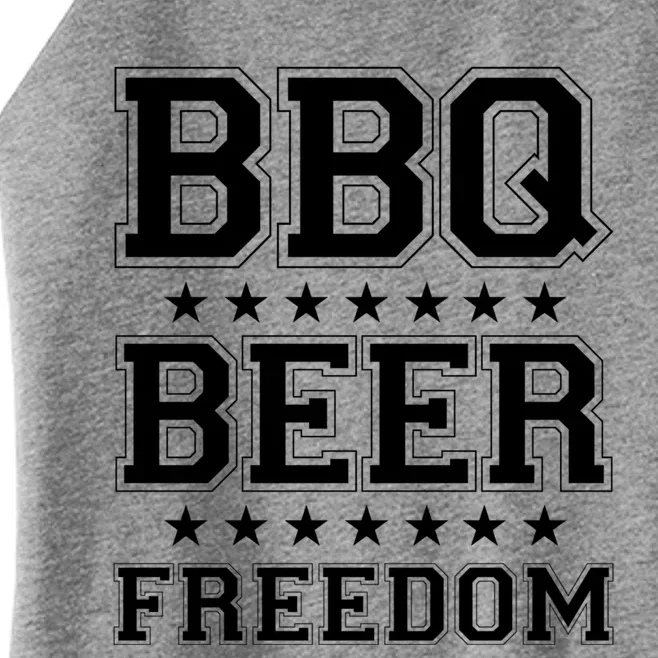 Bbq Beer Freedom America Usa America 2020 Proud American Great Gift Women’s Perfect Tri Rocker Tank