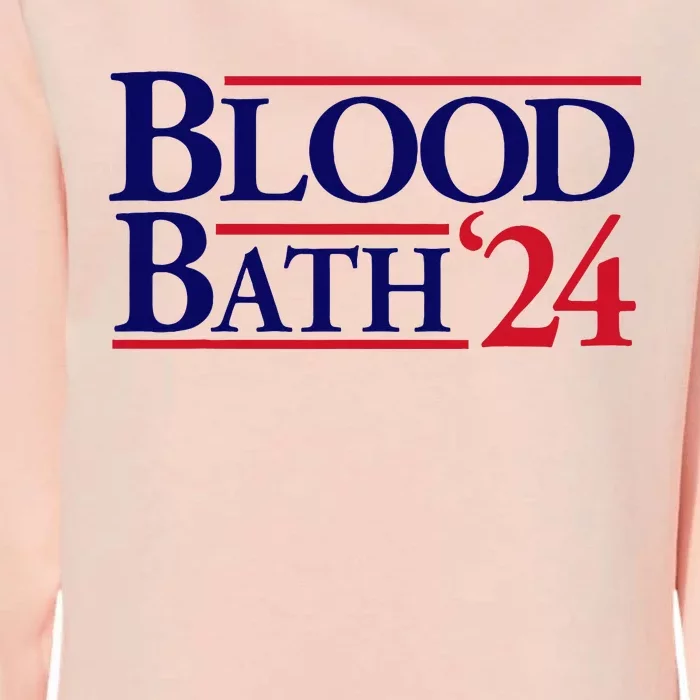 Blood Bath Funny Trump Womens California Wash Sweatshirt