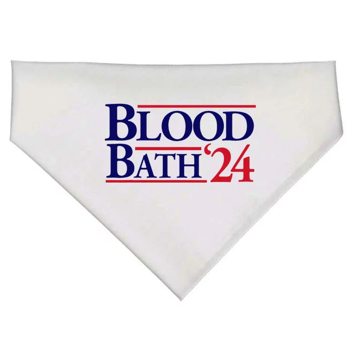 Blood Bath Funny Trump USA-Made Doggie Bandana