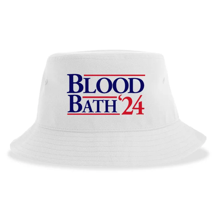 Blood Bath Funny Trump Sustainable Bucket Hat