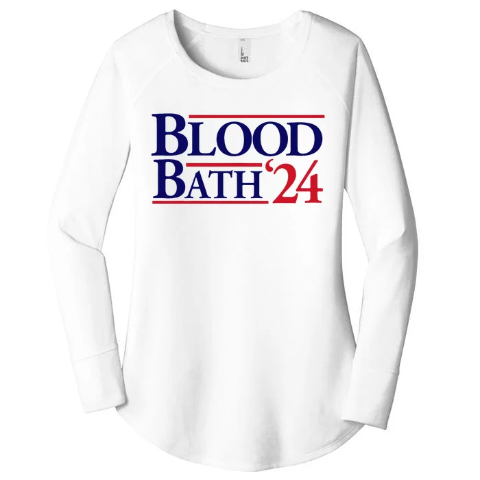 Blood Bath Funny Trump Women's Perfect Tri Tunic Long Sleeve Shirt