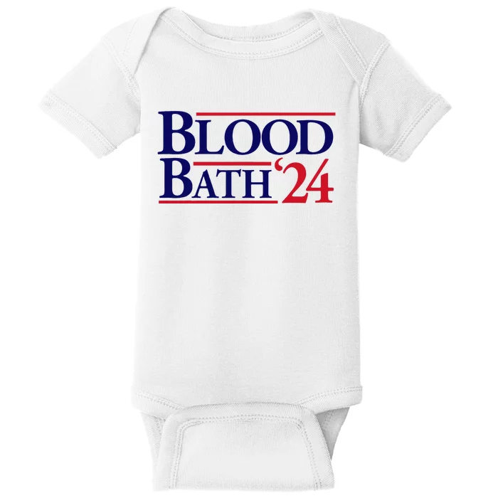 Blood Bath Funny Trump Baby Bodysuit