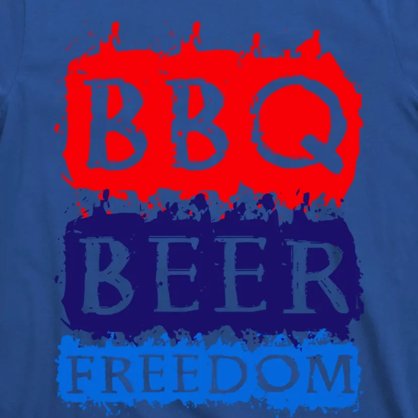 Bbq Beer Freedom Ll Americans Gift T-Shirt