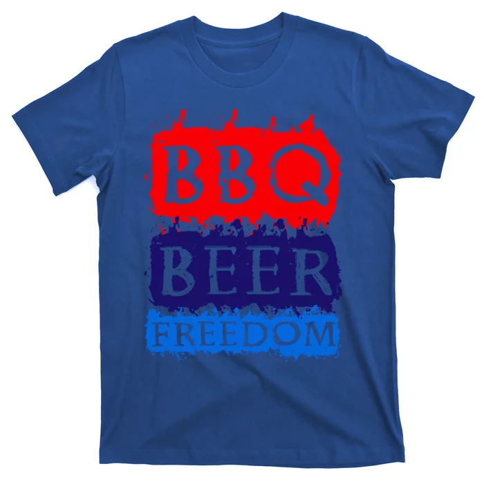 Bbq Beer Freedom Ll Americans Gift T-Shirt