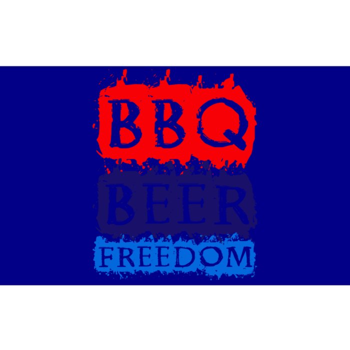 Bbq Beer Freedom Ll Americans Gift Bumper Sticker