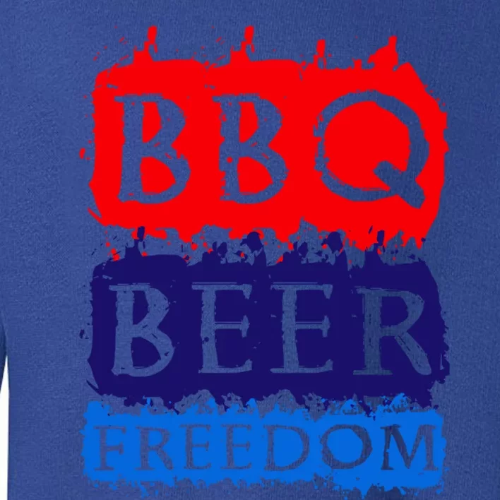 Bbq Beer Freedom Ll Americans Gift Toddler Sweatshirt