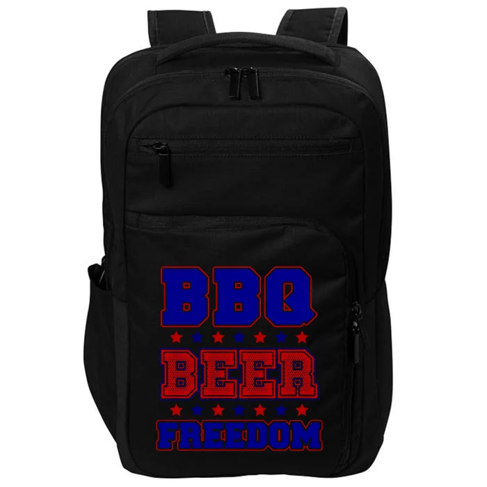 Bbq Beer Freedom America Usa Flag Election 2020 Great Gift Impact Tech Backpack