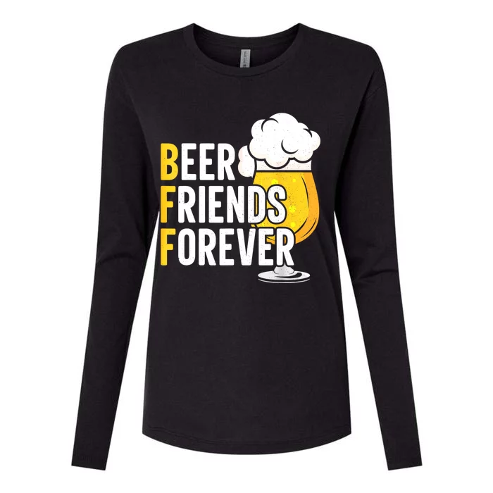 BFF Beer Friends Forever Happy Oktoberfest Womens Cotton Relaxed Long Sleeve T-Shirt