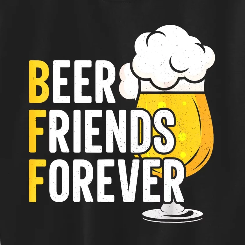 BFF Beer Friends Forever Happy Oktoberfest Kids Sweatshirt