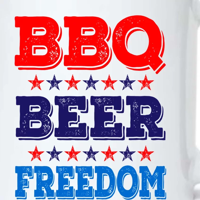 Bbq Beer Freedom America Usa Party 4th Of July Summer Gift Cute Gift Black Color Changing Mug