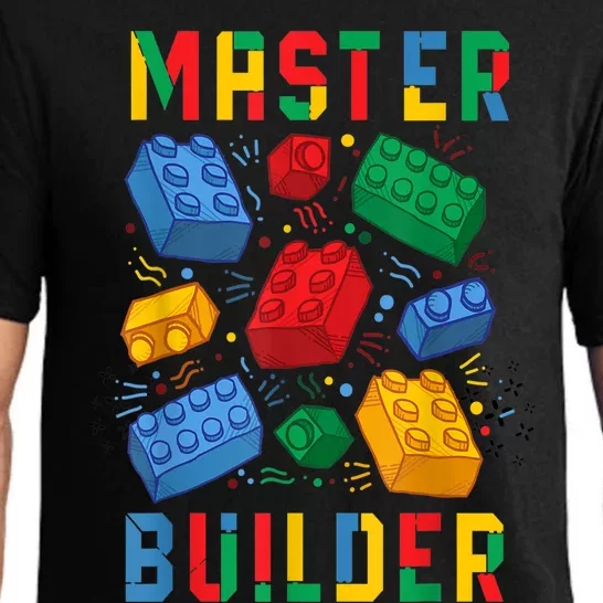 Brick Builder Funny Blocks Master Builder Gift Pajama Set