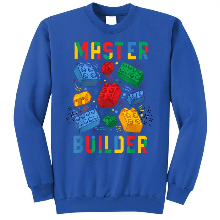 Brick Builder Funny Blocks Master Builder Gift Sweatshirt