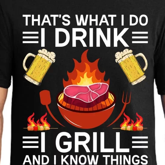 Bbq Beer Freedome Thats What I Do I And In Know Things Gift Pajama Set