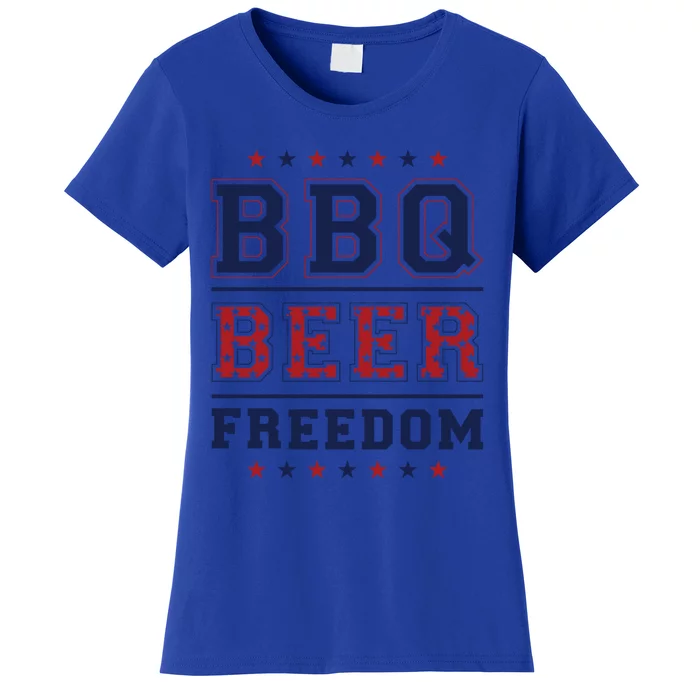 Bbq Beer Freedom Great Gift Women's T-Shirt