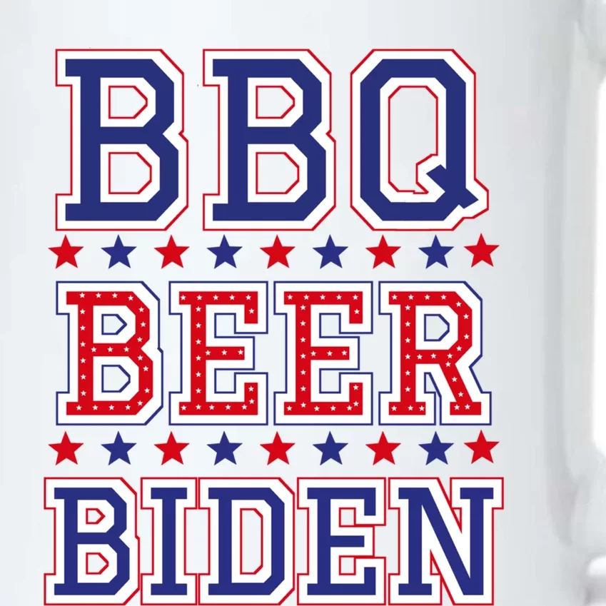 Bbq Beer Freedom Biden Screaming News Guy Election Gift Black Color Changing Mug