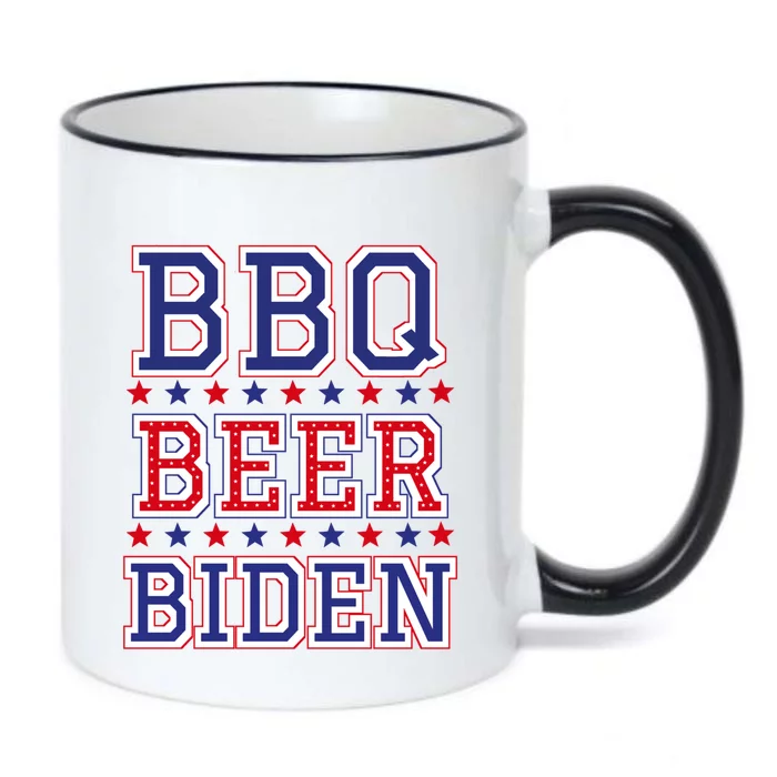 Bbq Beer Freedom Biden Screaming News Guy Election Gift Black Color Changing Mug