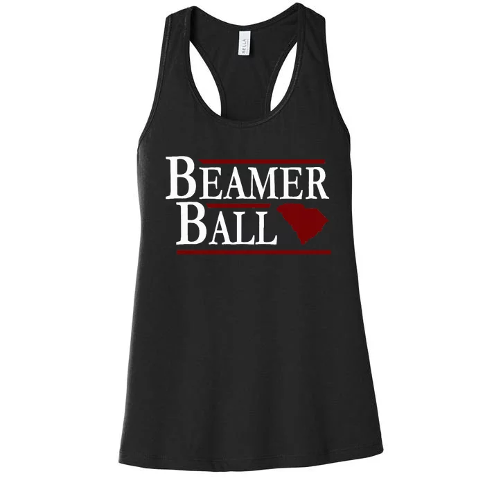 B.E.A.M.E.R Ball For Sc President Women's Racerback Tank