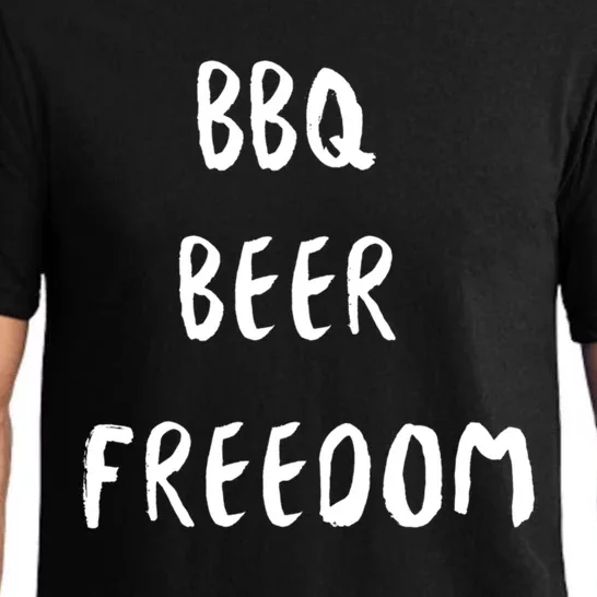 Bbq Beer Freedom Gift Pajama Set