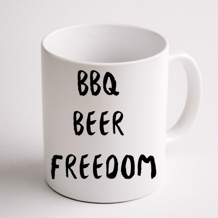 Bbq Beer Freedom Gift Front & Back Coffee Mug