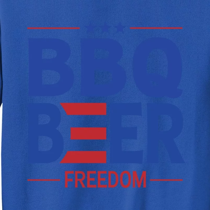 Bbq Beer Freedom Funny America 2020 Proud American Gift Sweatshirt