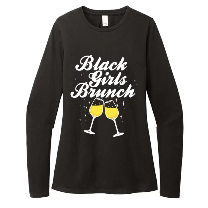 Black Brunch Funny Mimosa Black Brunch Gift Womens CVC Long Sleeve Shirt