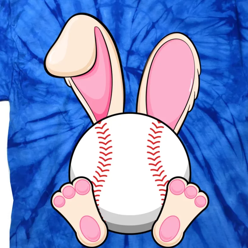 Bunny Baseball Funny Easter Day Cool Gift Tie-Dye T-Shirt