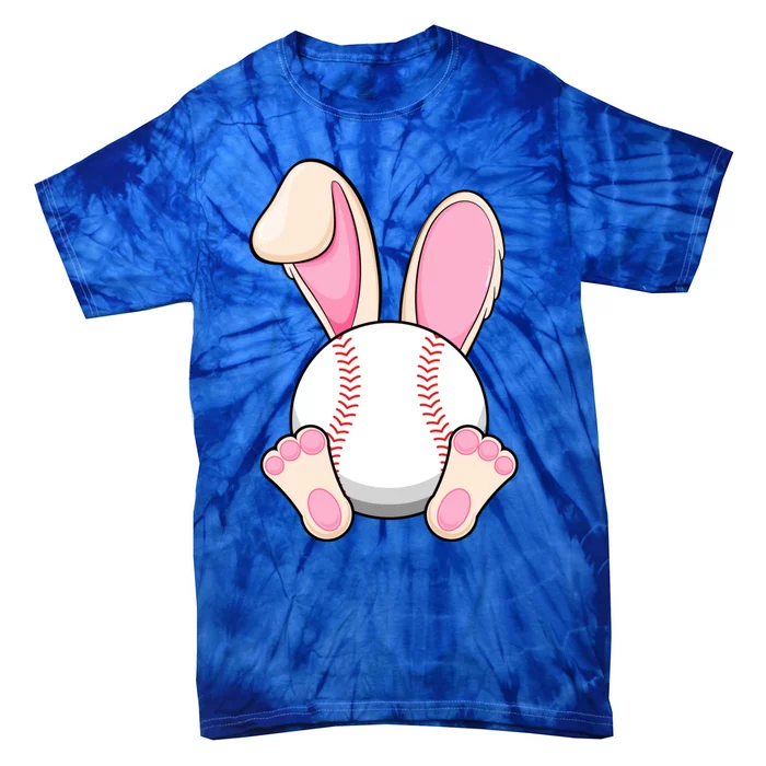 Bunny Baseball Funny Easter Day Cool Gift Tie-Dye T-Shirt