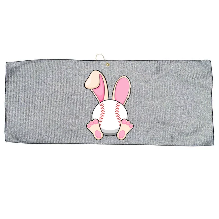 Bunny Baseball Funny Easter Day Cool Gift Large Microfiber Waffle Golf Towel