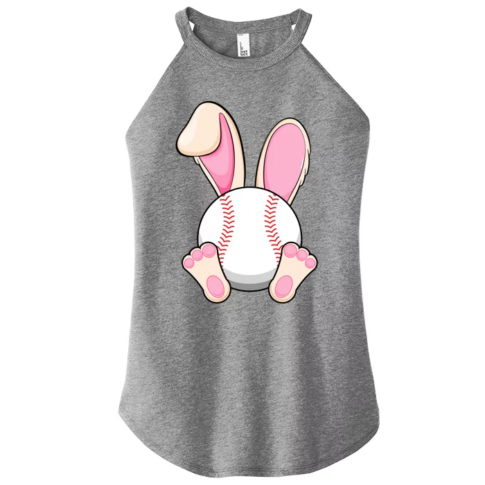 Bunny Baseball Funny Easter Day Cool Gift Women’s Perfect Tri Rocker Tank