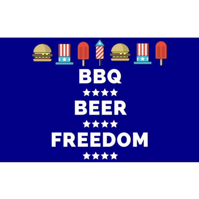 Bbq Beer Freedom Gift Cute Gift Bumper Sticker