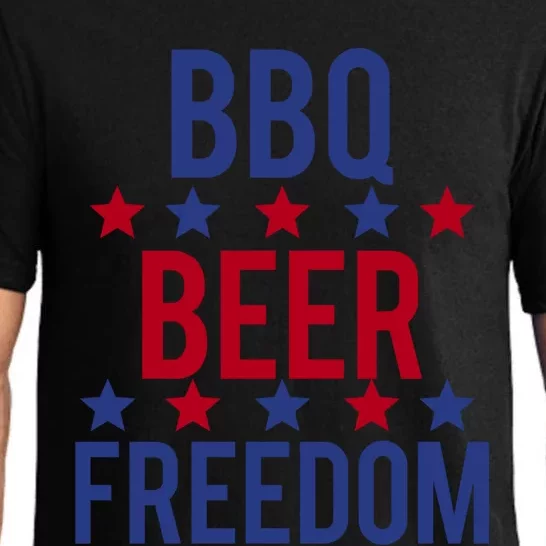 Bbq Beer Freedom Gift Pajama Set