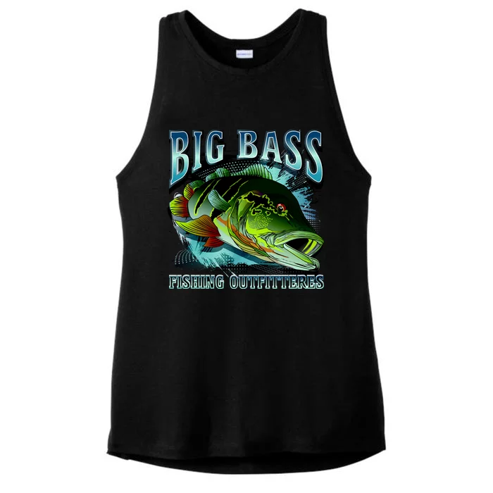 Big Bass Fishing Ladies Tri-Blend Wicking Tank