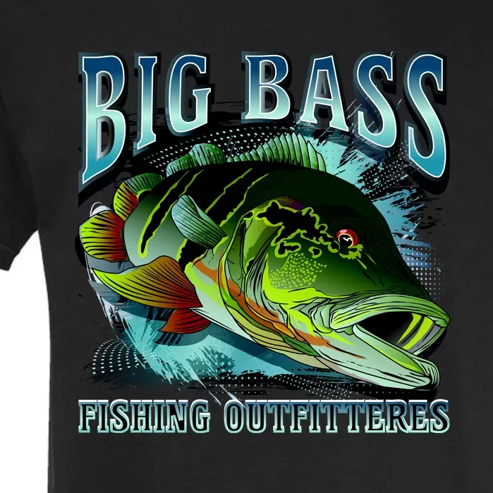 Big Bass Fishing Garment-Dyed Heavyweight T-Shirt