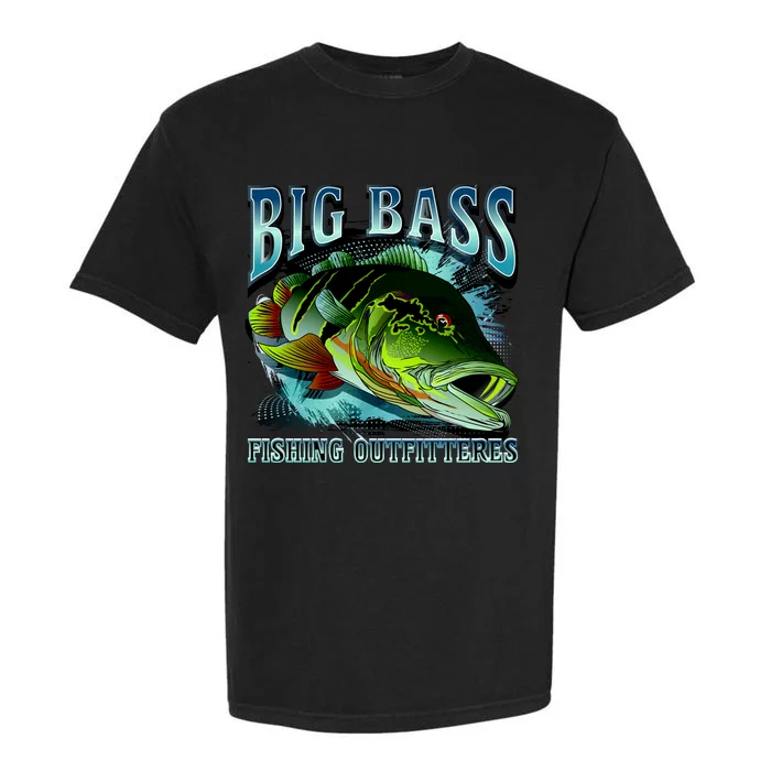 Big Bass Fishing Garment-Dyed Heavyweight T-Shirt