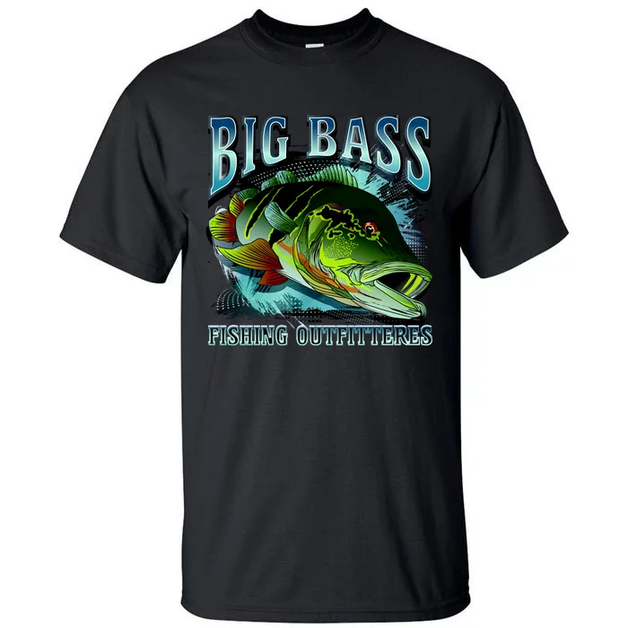 Big Bass Fishing Tall T-Shirt