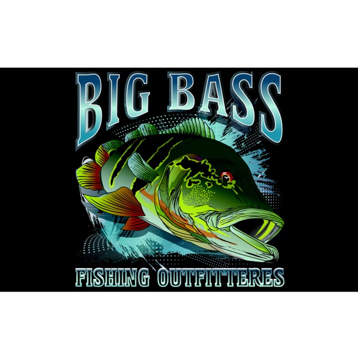 Big Bass Fishing Bumper Sticker