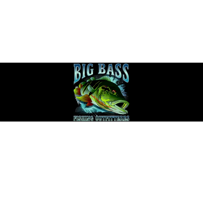 Big Bass Fishing Bumper Sticker