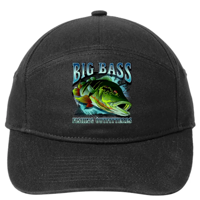 Big Bass Fishing 7-Panel Snapback Hat