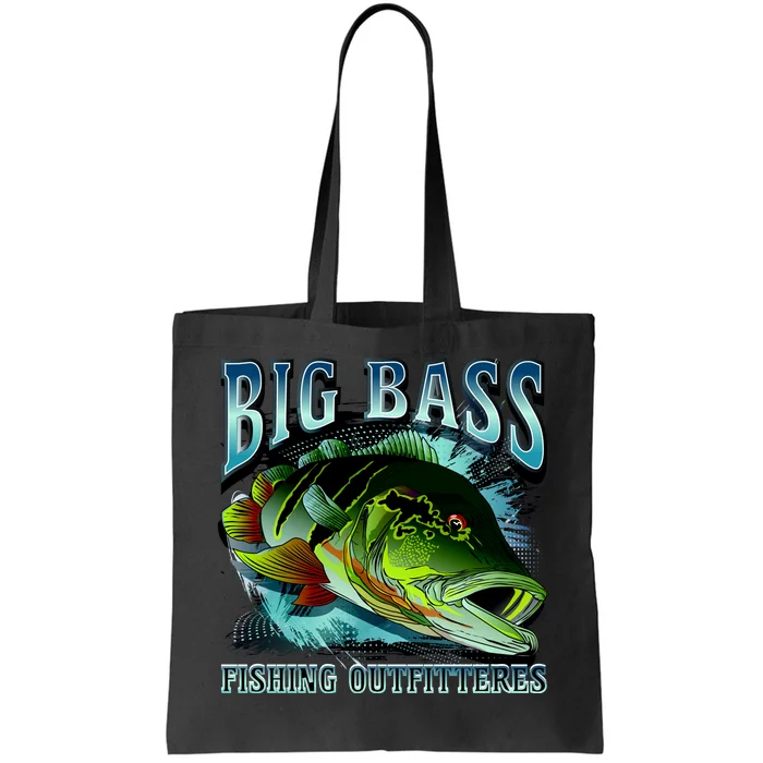 Big Bass Fishing Tote Bag