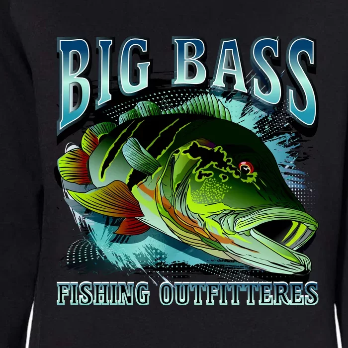 Big Bass Fishing Womens California Wash Sweatshirt