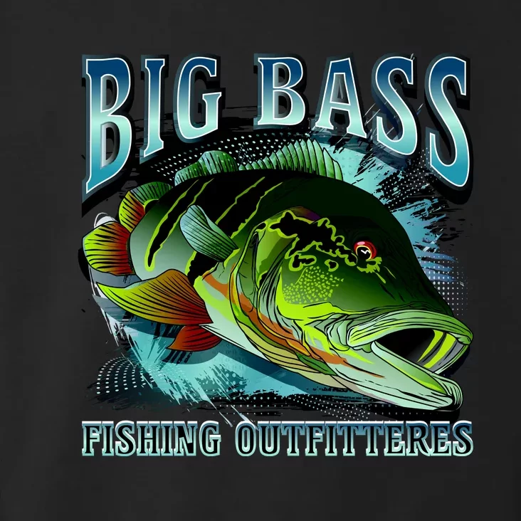 Big Bass Fishing Toddler Hoodie