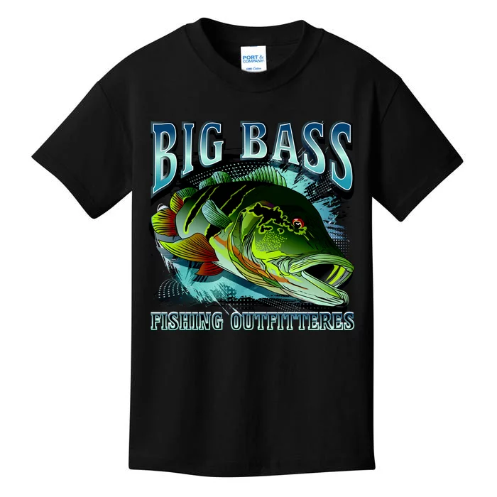 Big Bass Fishing Kids T-Shirt