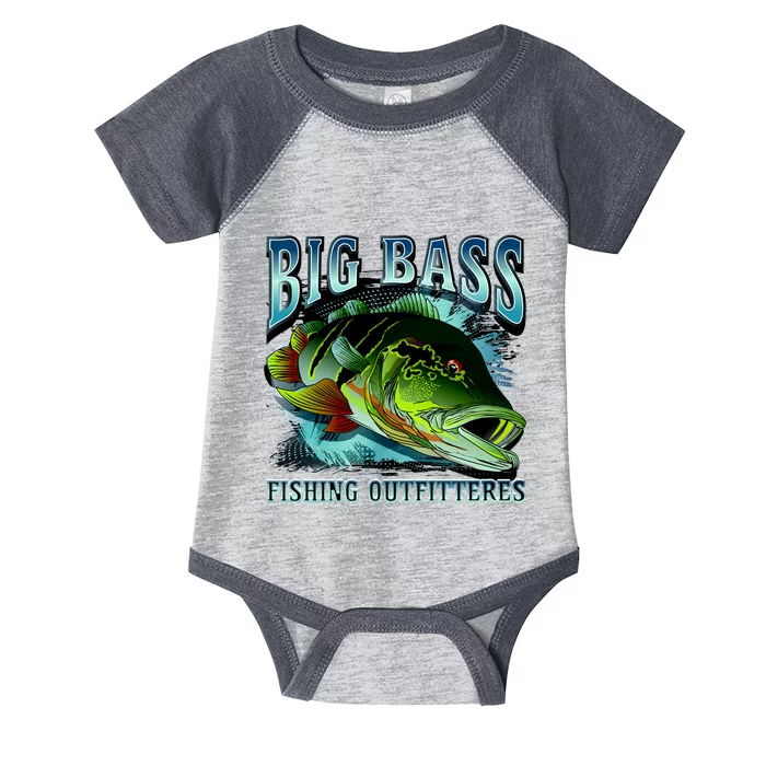 Big Bass Fishing Infant Baby Jersey Bodysuit