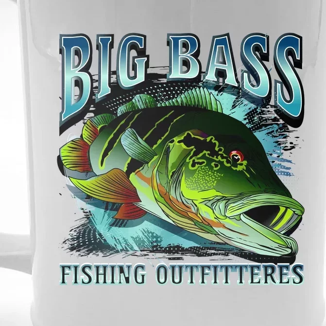 Big Bass Fishing Front & Back Beer Stein