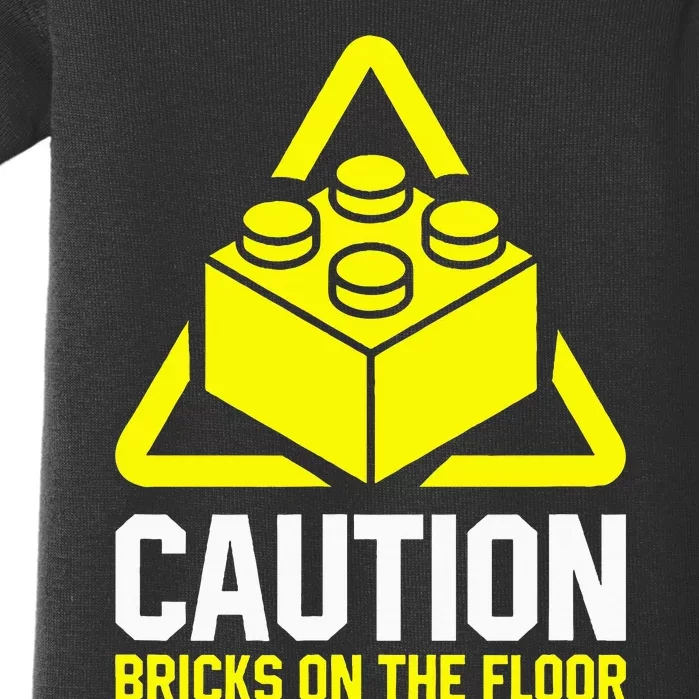 Brick Builder Funny Blocks Building Master Builder Baby Bodysuit